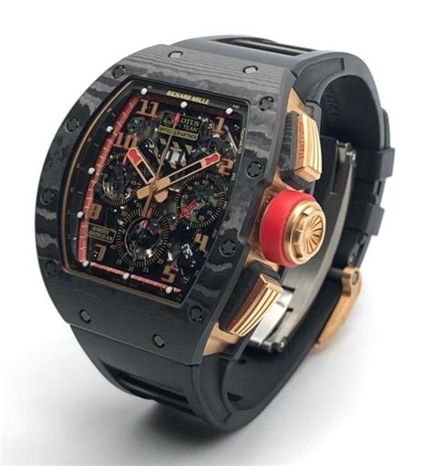 richard mille rm011 carbon ntpt grosjean rose gold|Richard Mille RM 011 Romain Grosjean 'Lotus F1' Rose Gold.